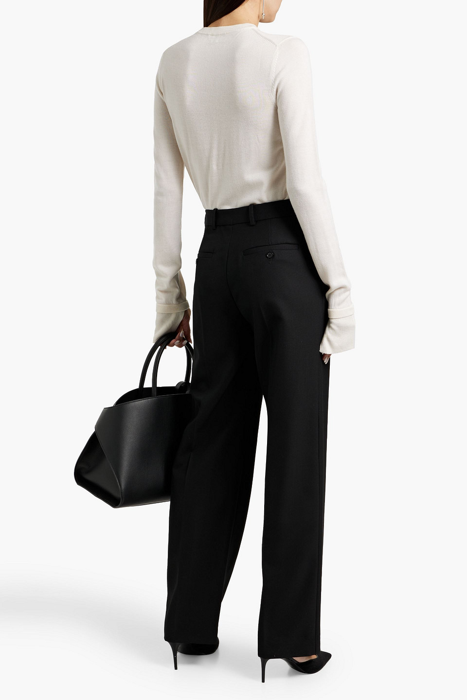 Totême Grain De Poudre Straight-leg Pants