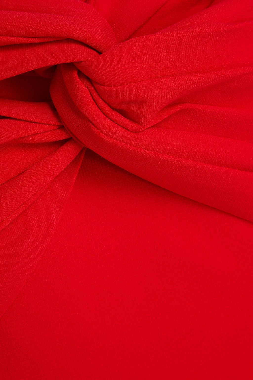 SELF-PORTRAIT クレープ ミディワンピース オフショルダー ツイスト入り