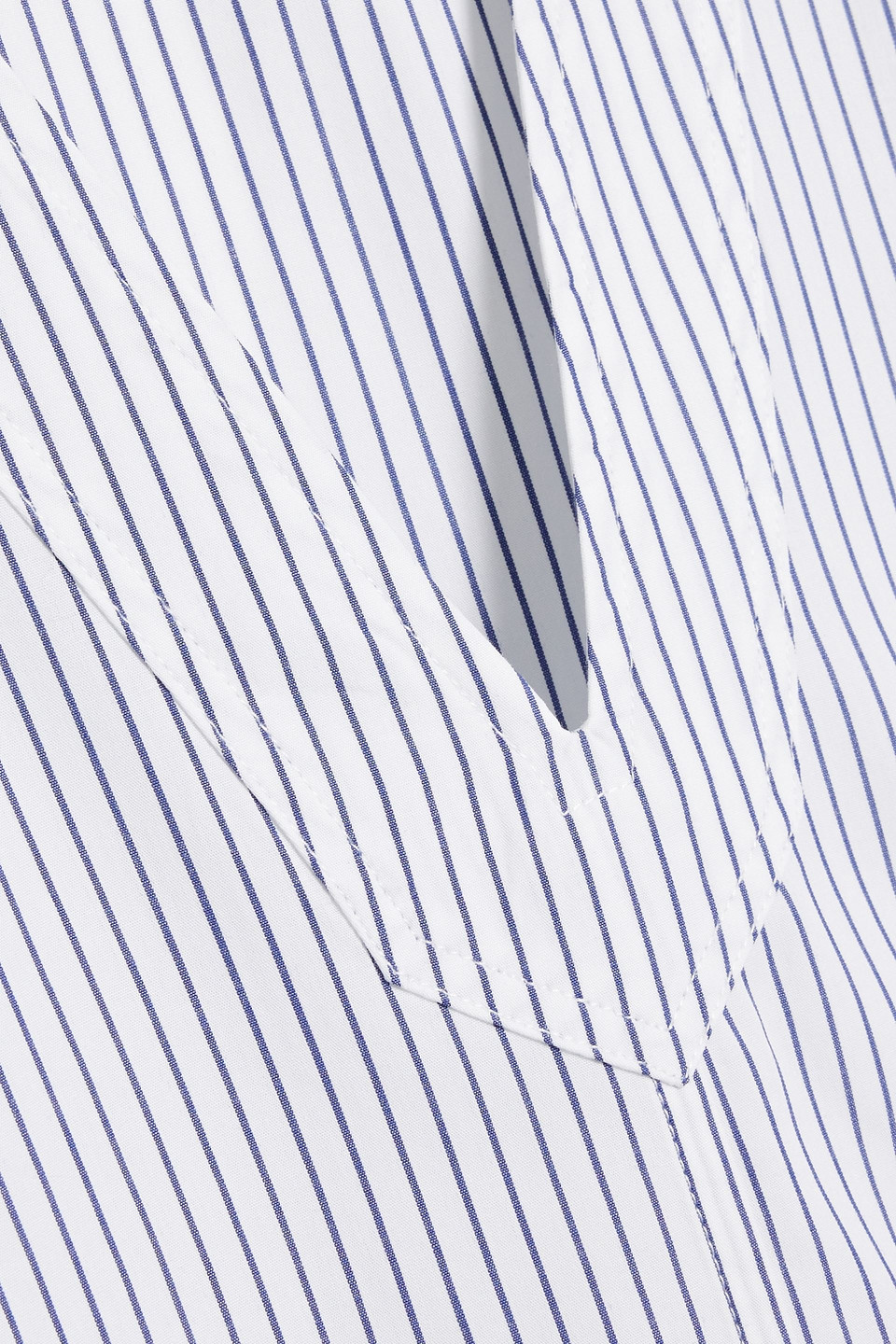 Totême Striped Cotton And Lyocell-blend Poplin Maxi Dress