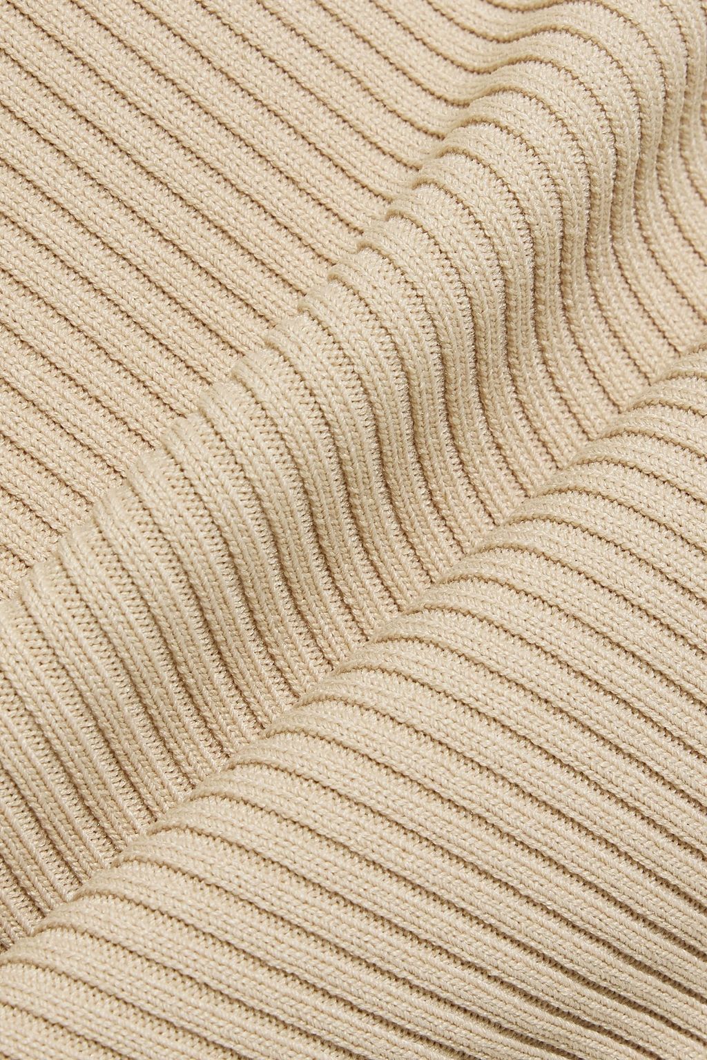 TOTEME One-shoulder ribbed-knit op