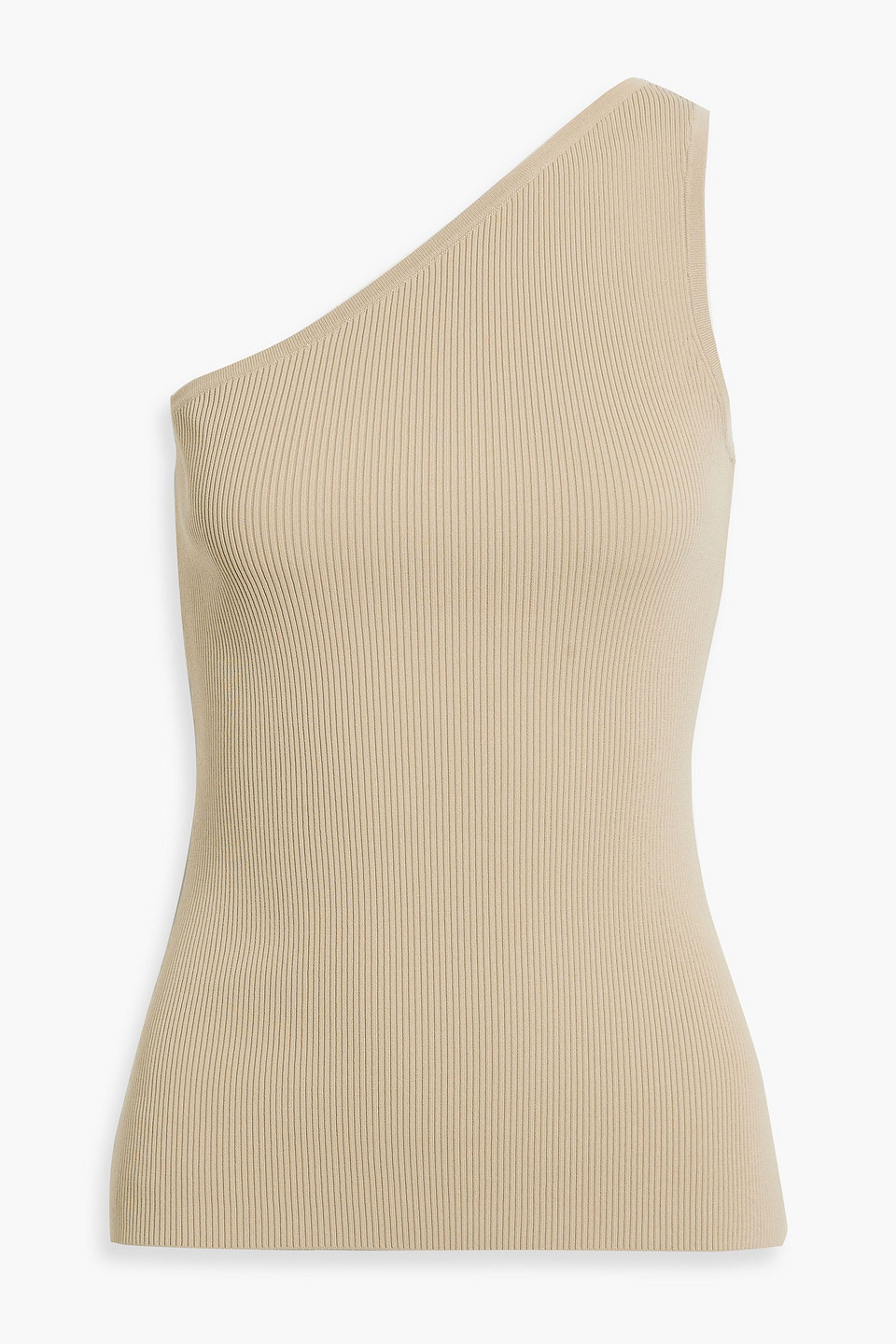 Totême One-shoulder Ribbed-knit Op