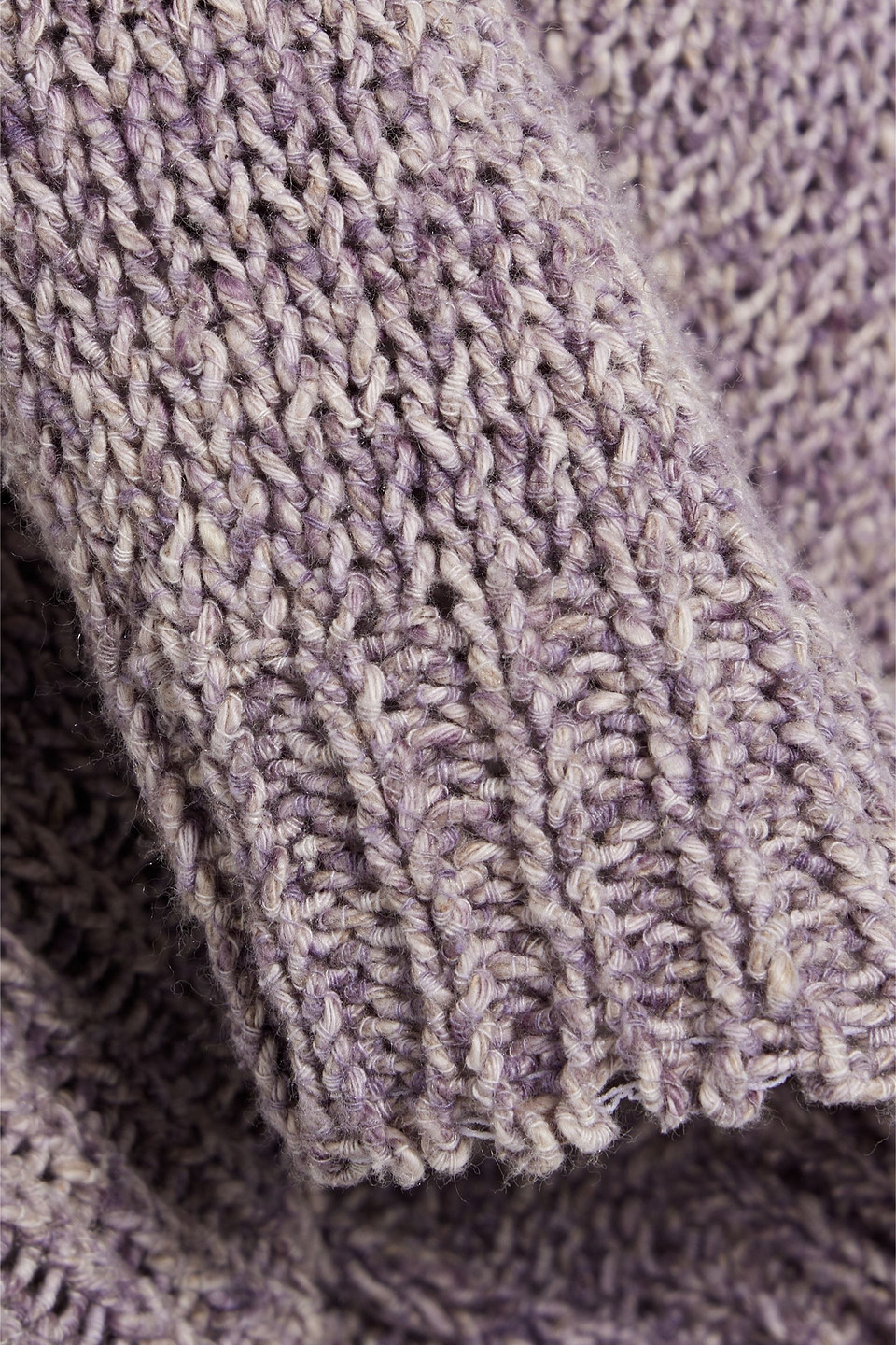 Totême Linen, Cotton And Silk-blend Turtleneck Sweater In Gray