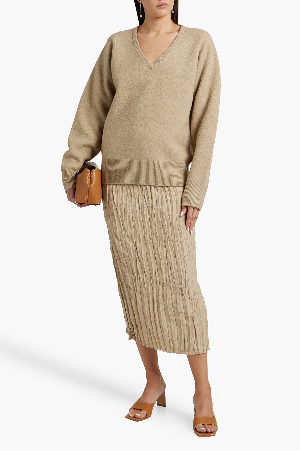 Totême Wool-blend Sweater In Neutral