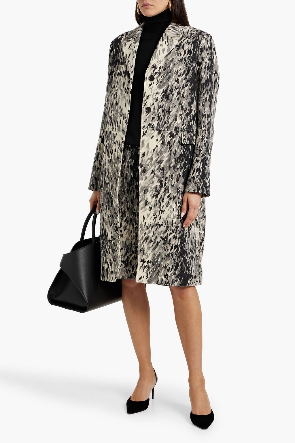TOTEME Printed wool coat
