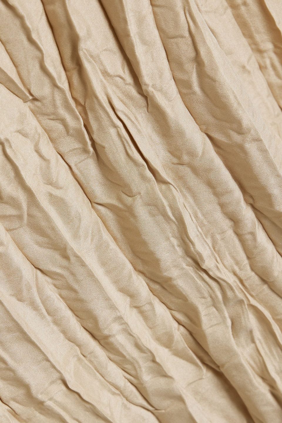 Totême Crinkled Silk Midi Skirt