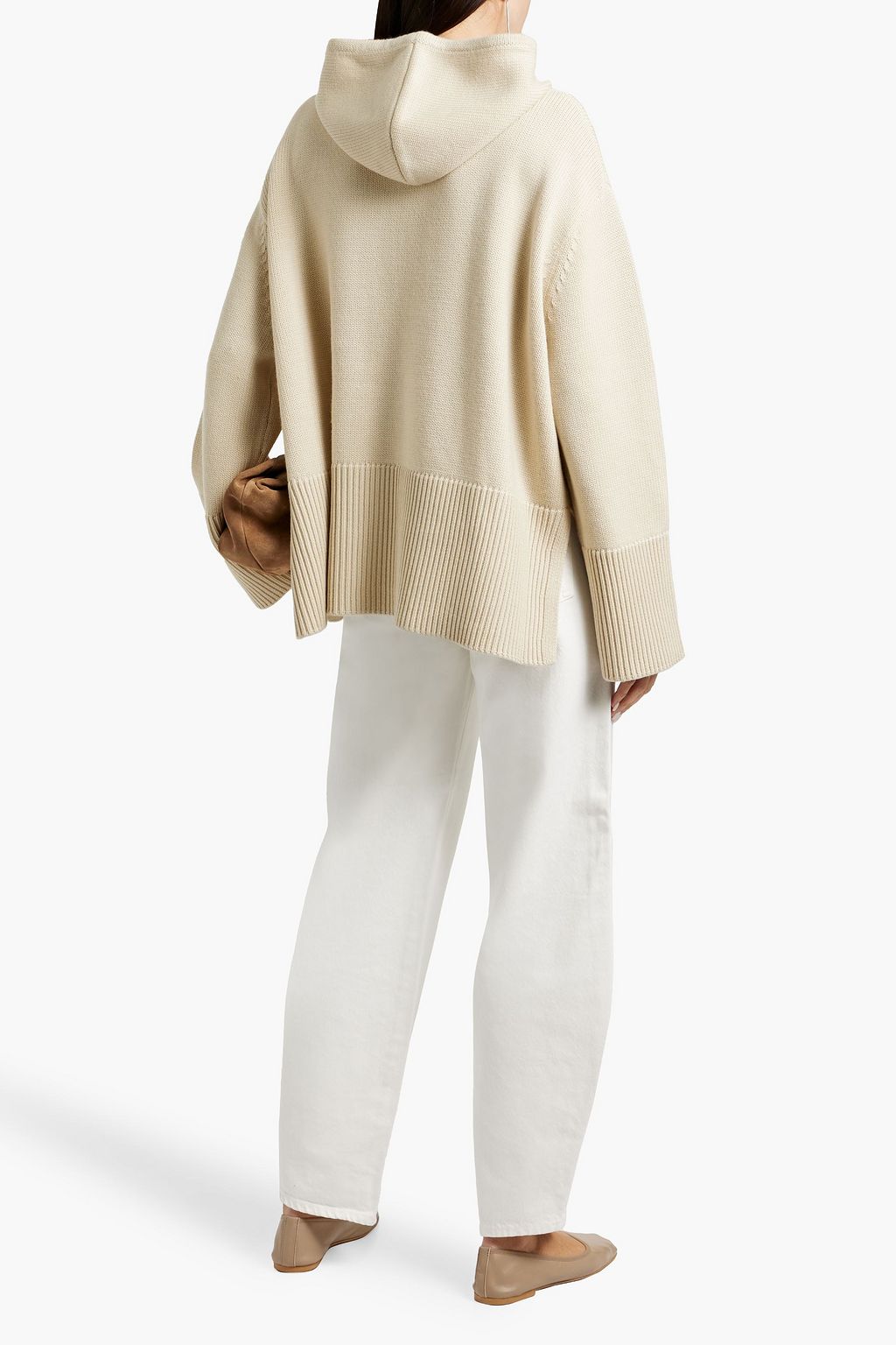 TOTEME Wool and cotton-blend hoodie