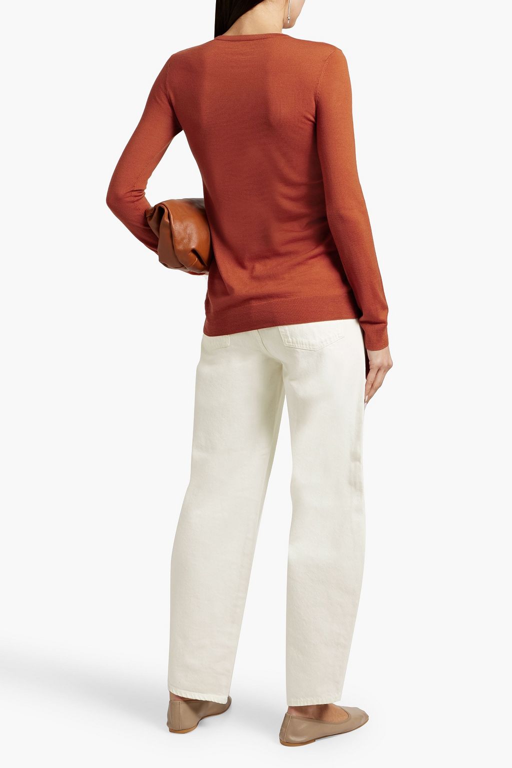 TOTEME High-rise barrel-leg jeans