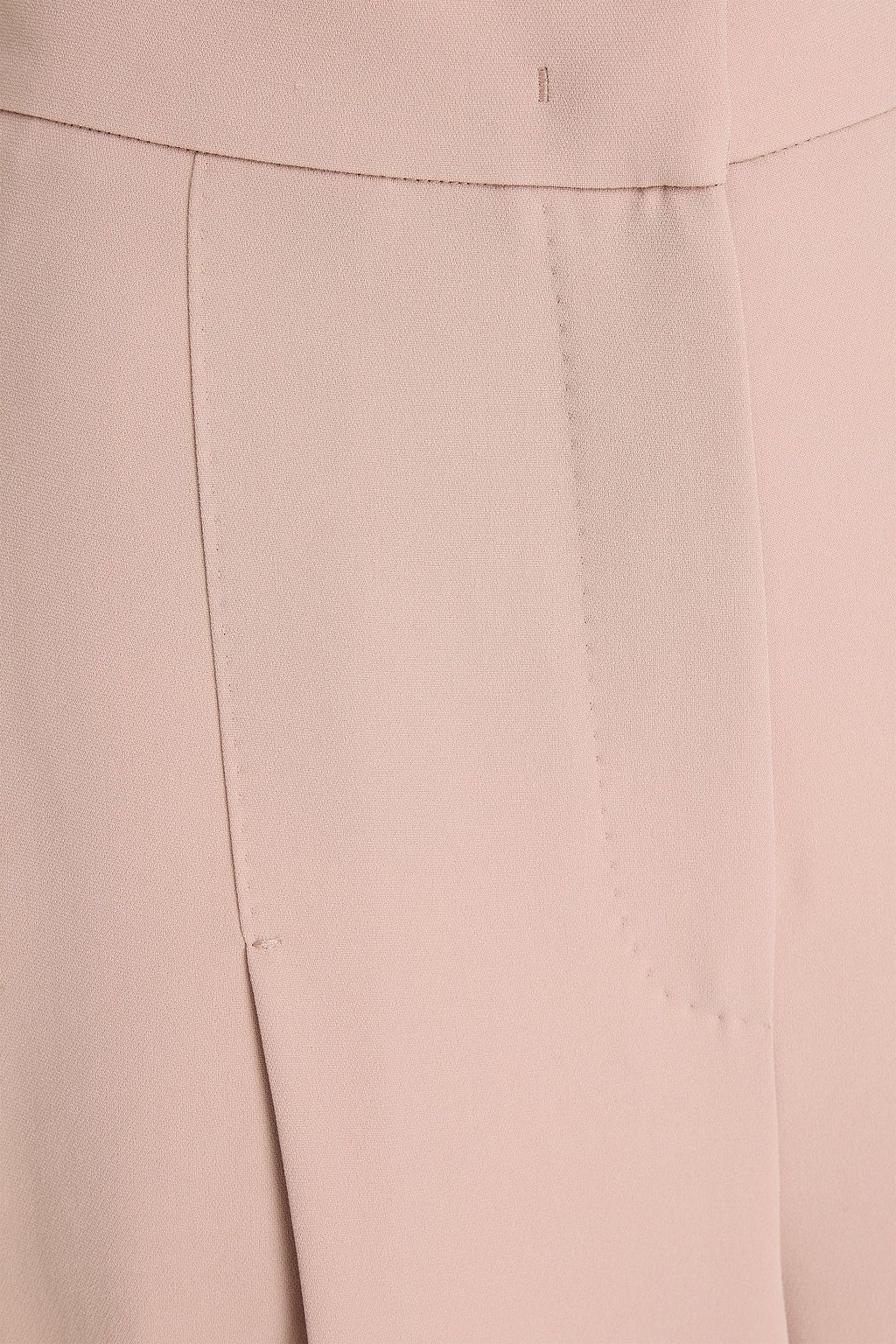 MAX MARA Pleated crepe wide-leg pants