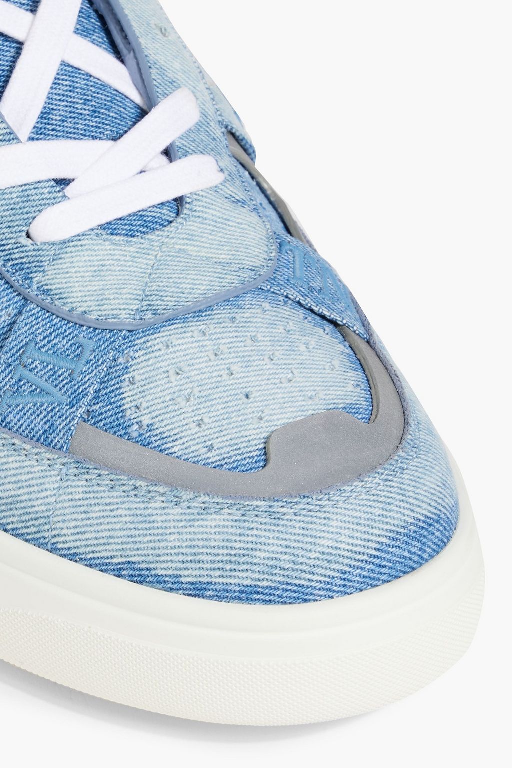 VALENTINO GARAVANI VL7N embroidered denim sneakers