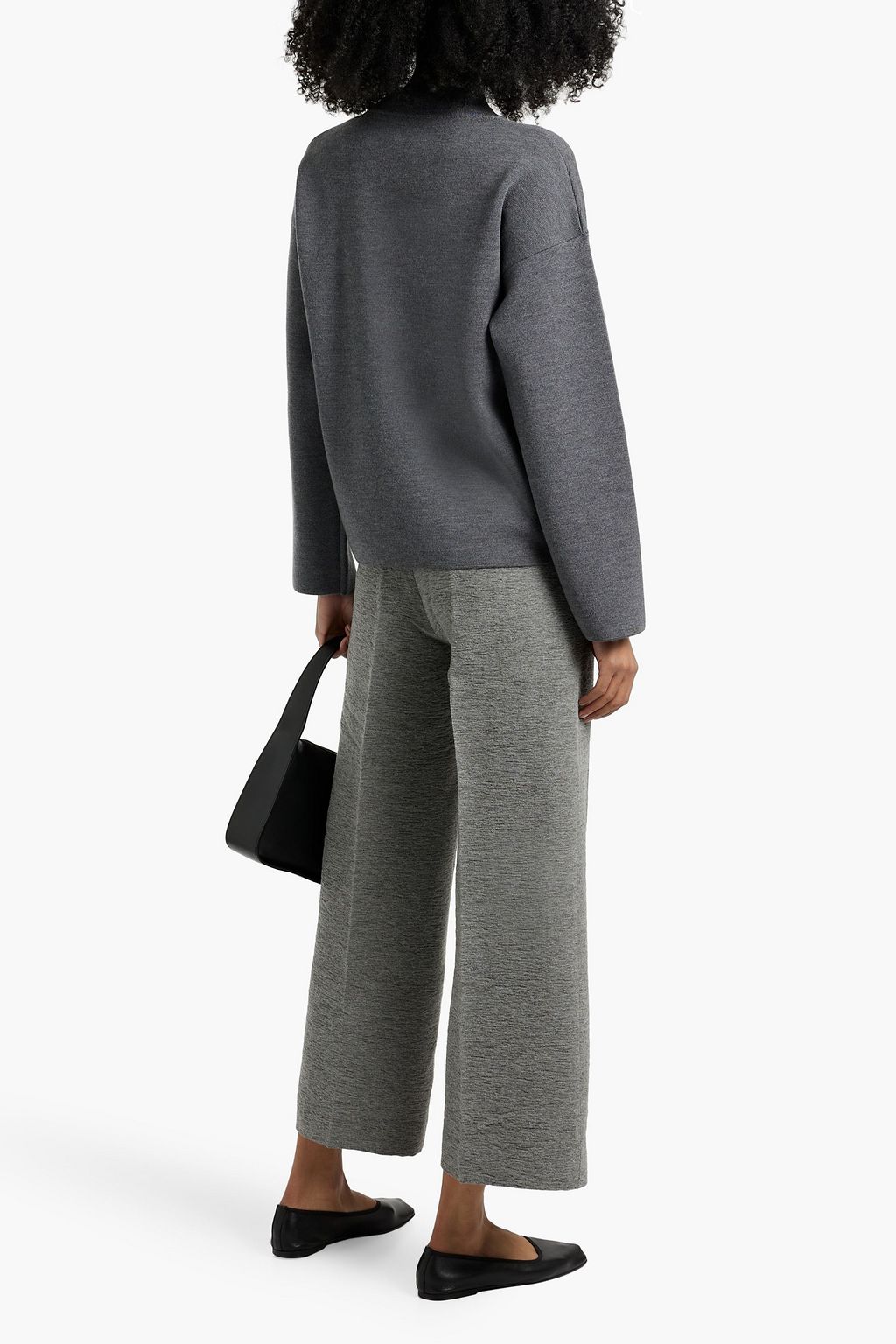 TOTEME Wool-blend wide-leg pants