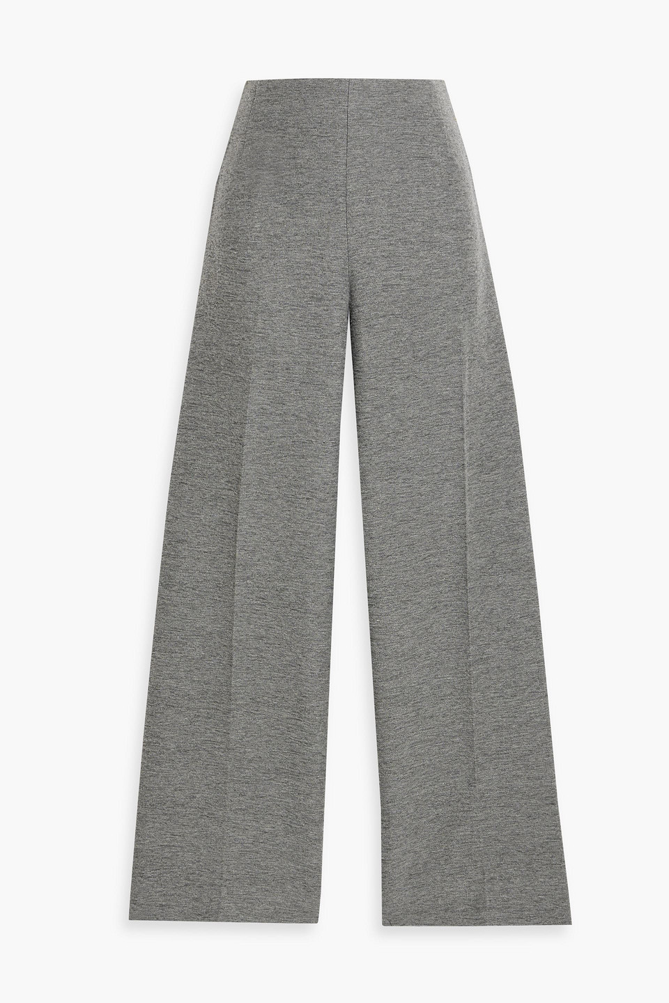 Totême Wool-blend Wide-leg Pants In Gray