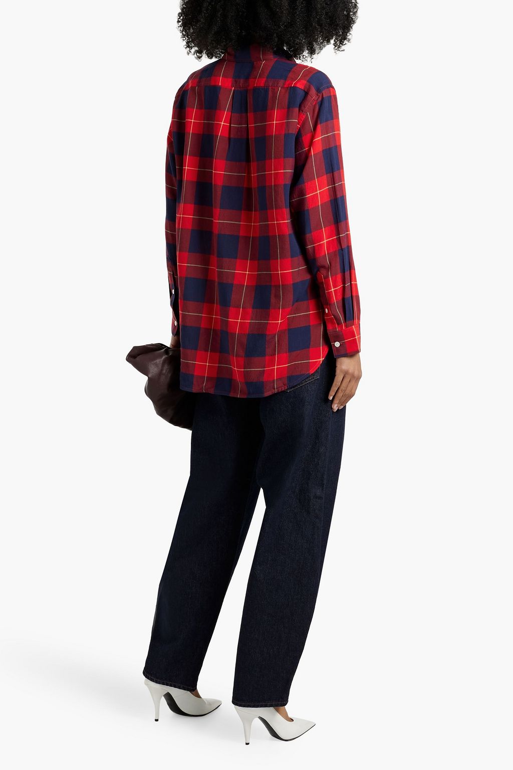 TOTEME Checked TENCEL™ Lyocell shirt