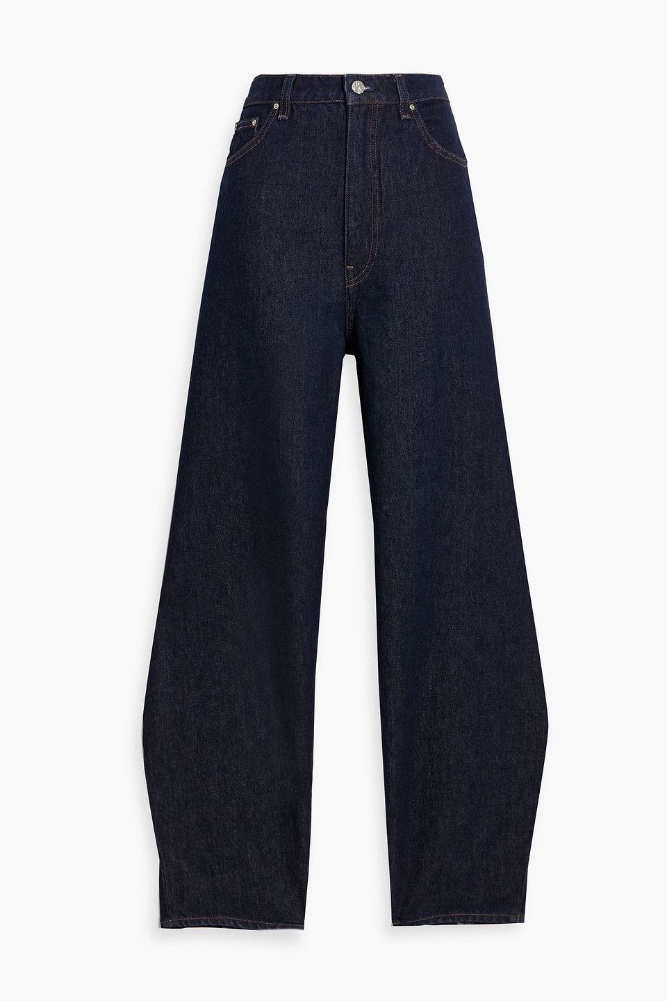 Totême High-rise Barrel-leg Jeans In Blue