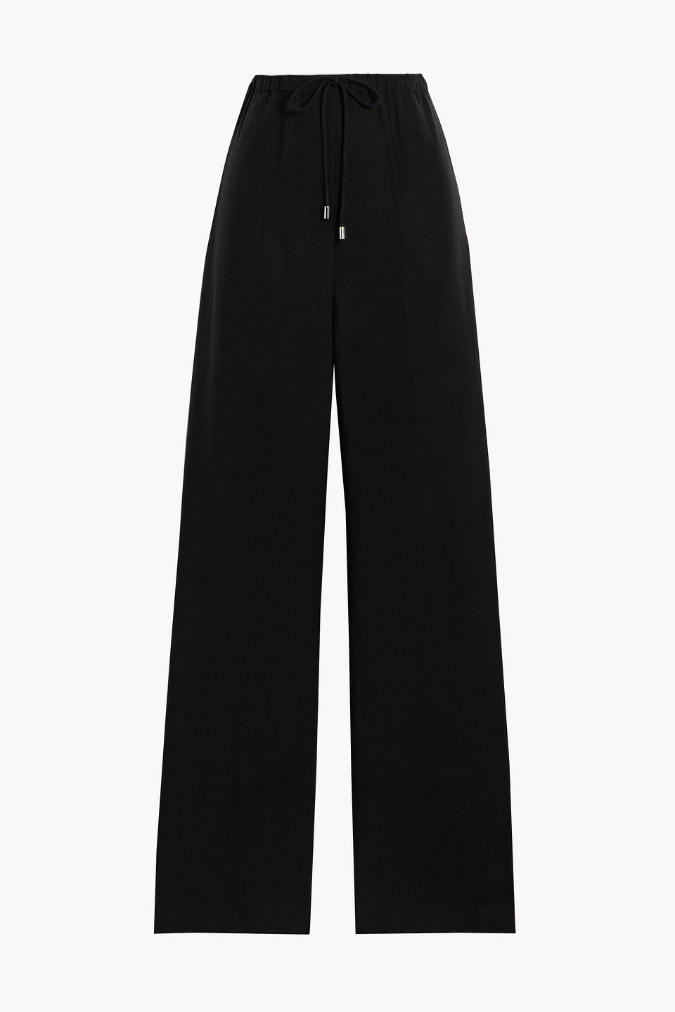 Totême Tencel™ Lyocell And Linen-blend Wide-leg Pants