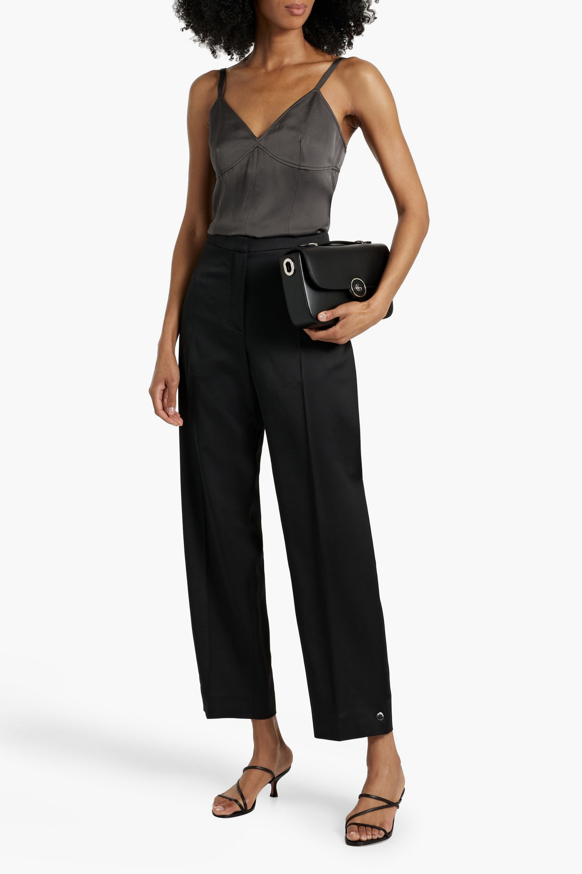 TOTEME Satin-crepe camisole