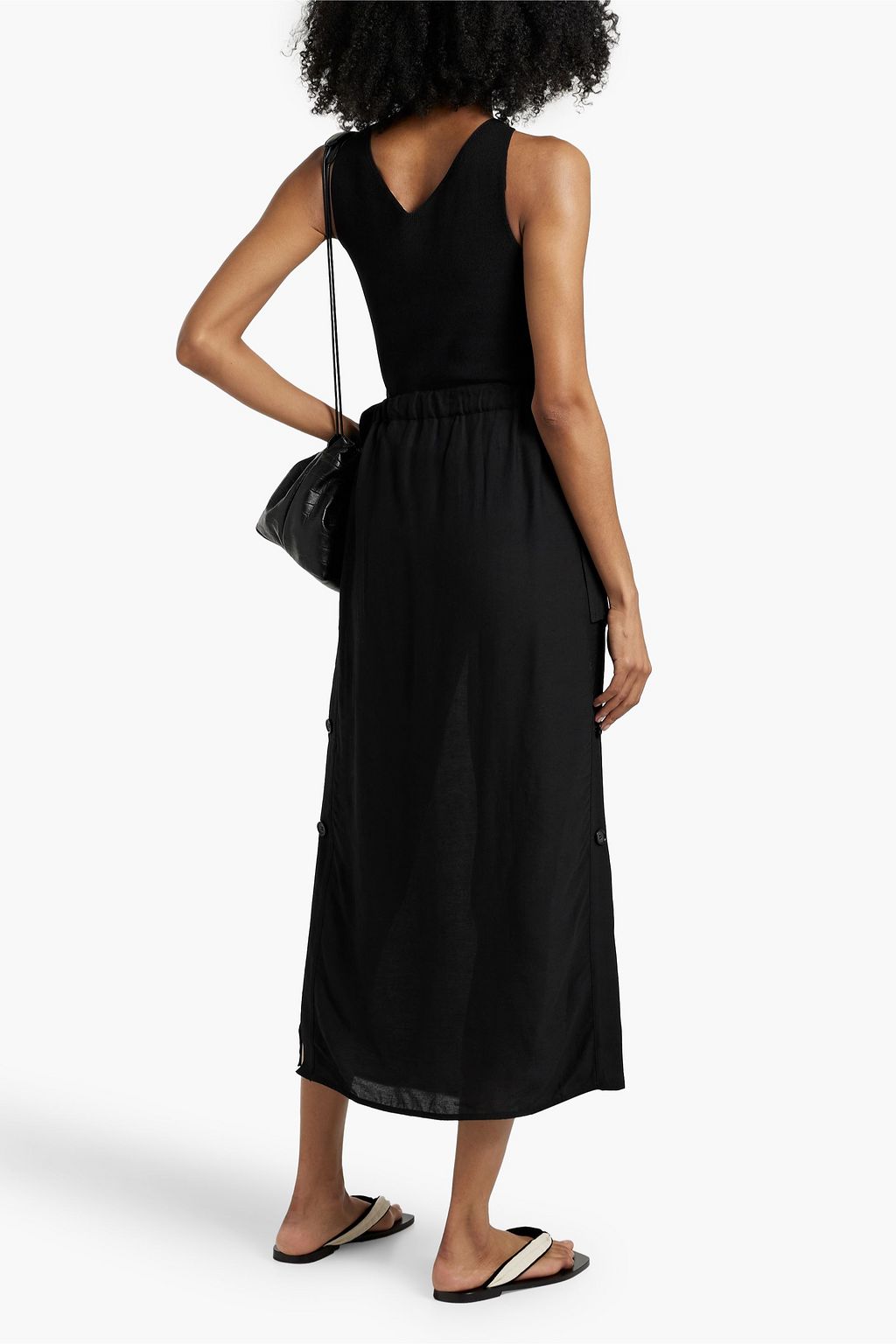 TOTEME Crepe midi skirt