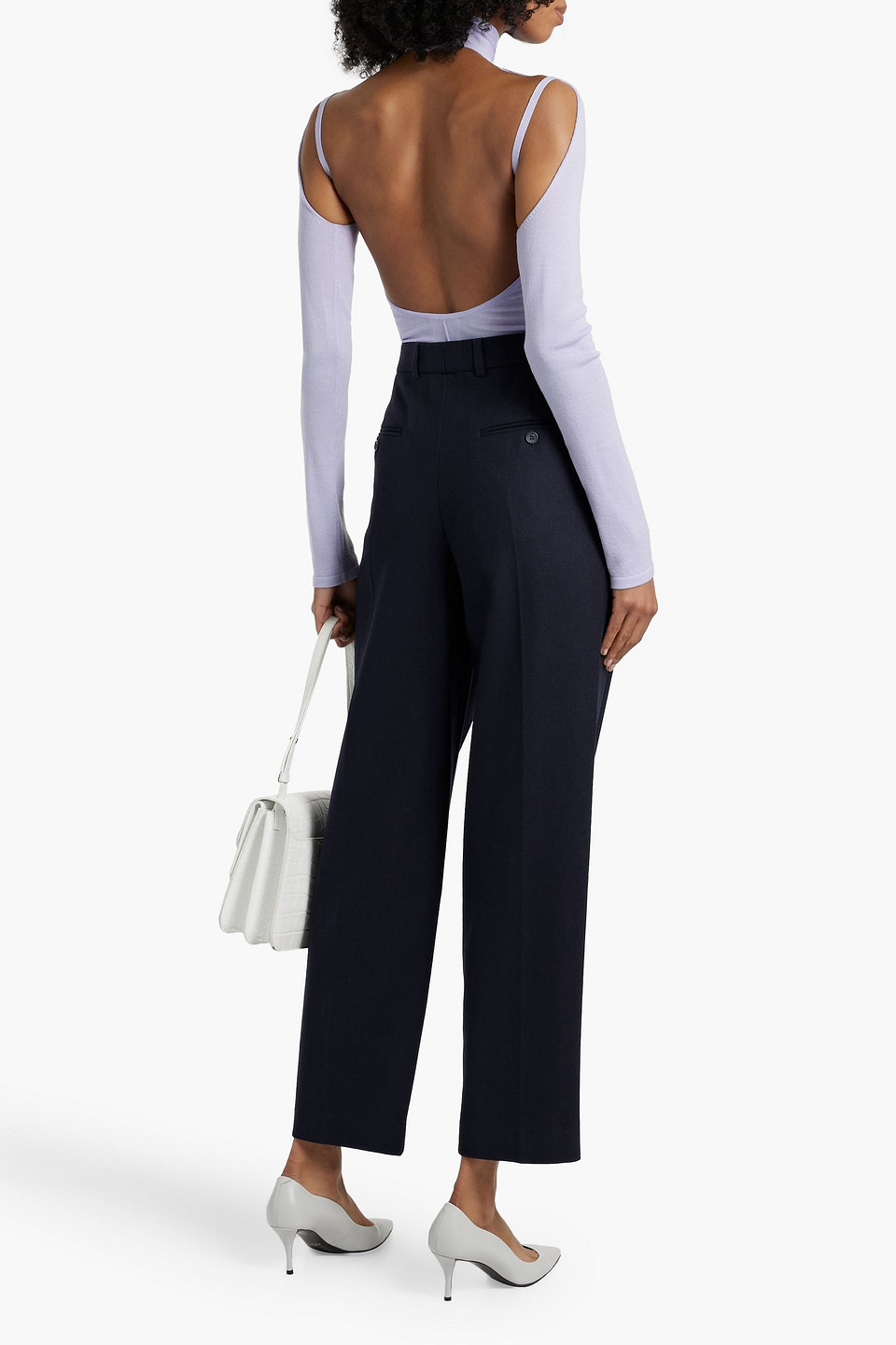 Totême Wool-blend Flannel Straight-leg Pants