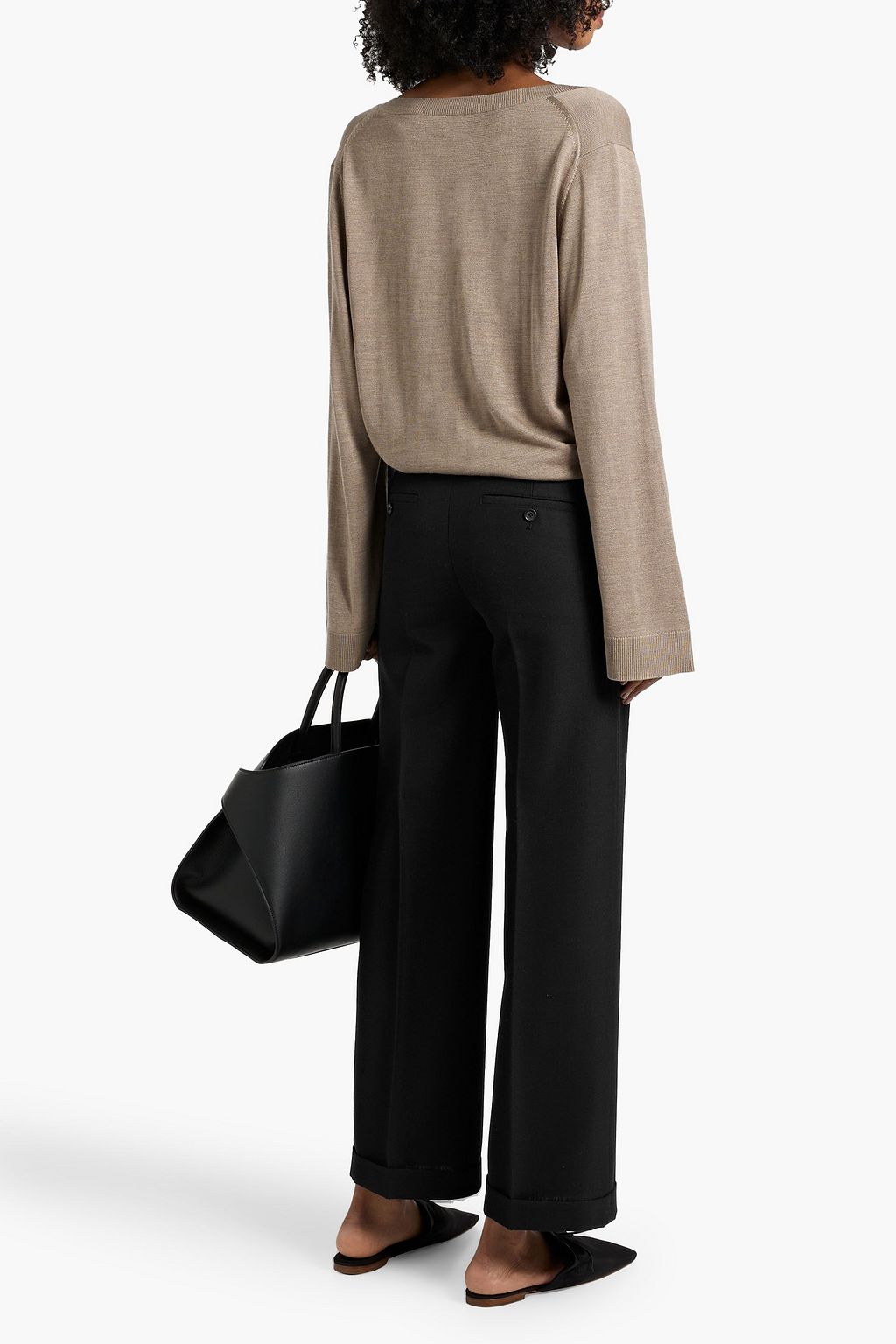 TOTEME Silk and cashmere-blend sweater
