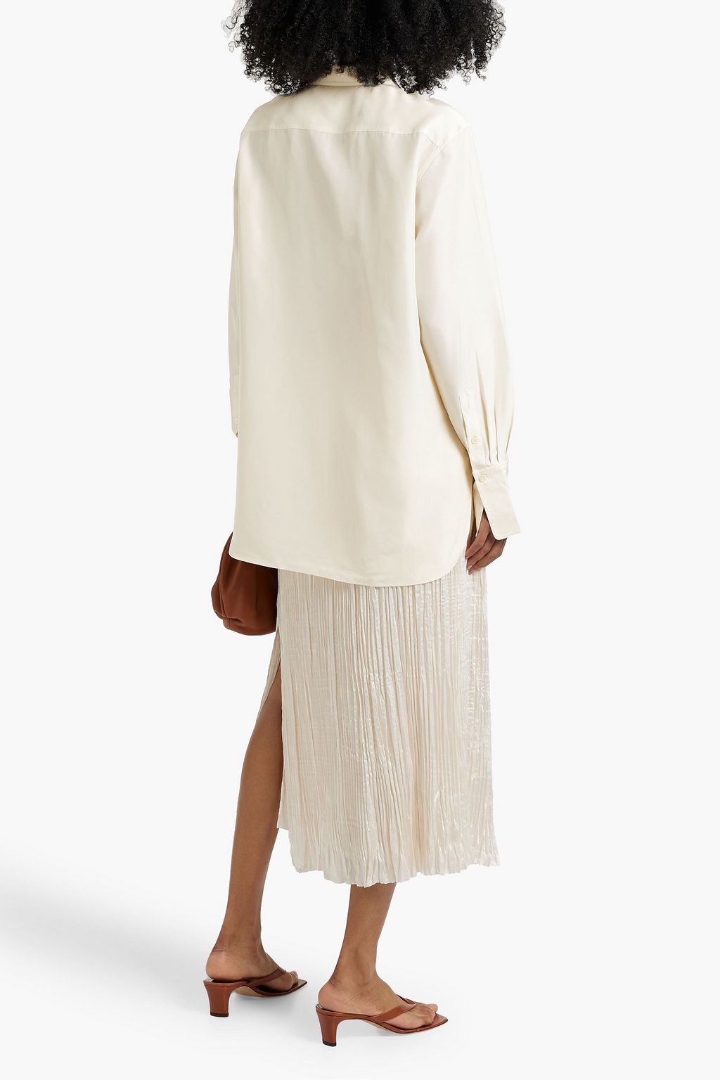 TOTEME Pleated silk shirt