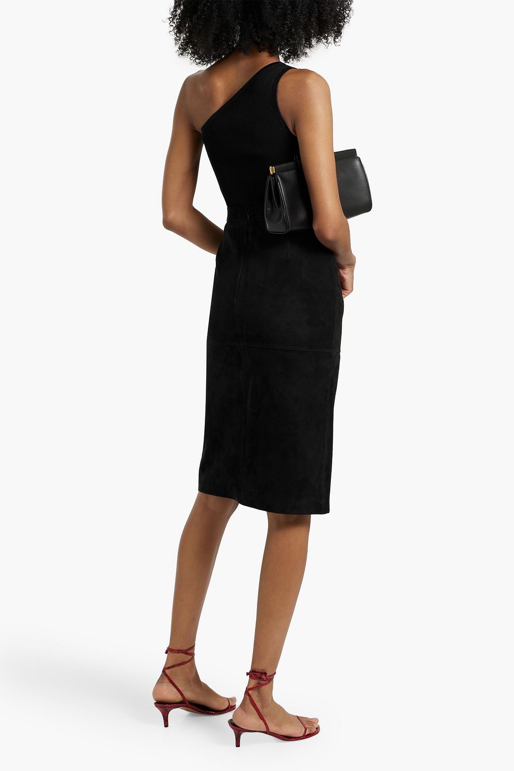 TOTEME One-shoulder ribbed-knit op