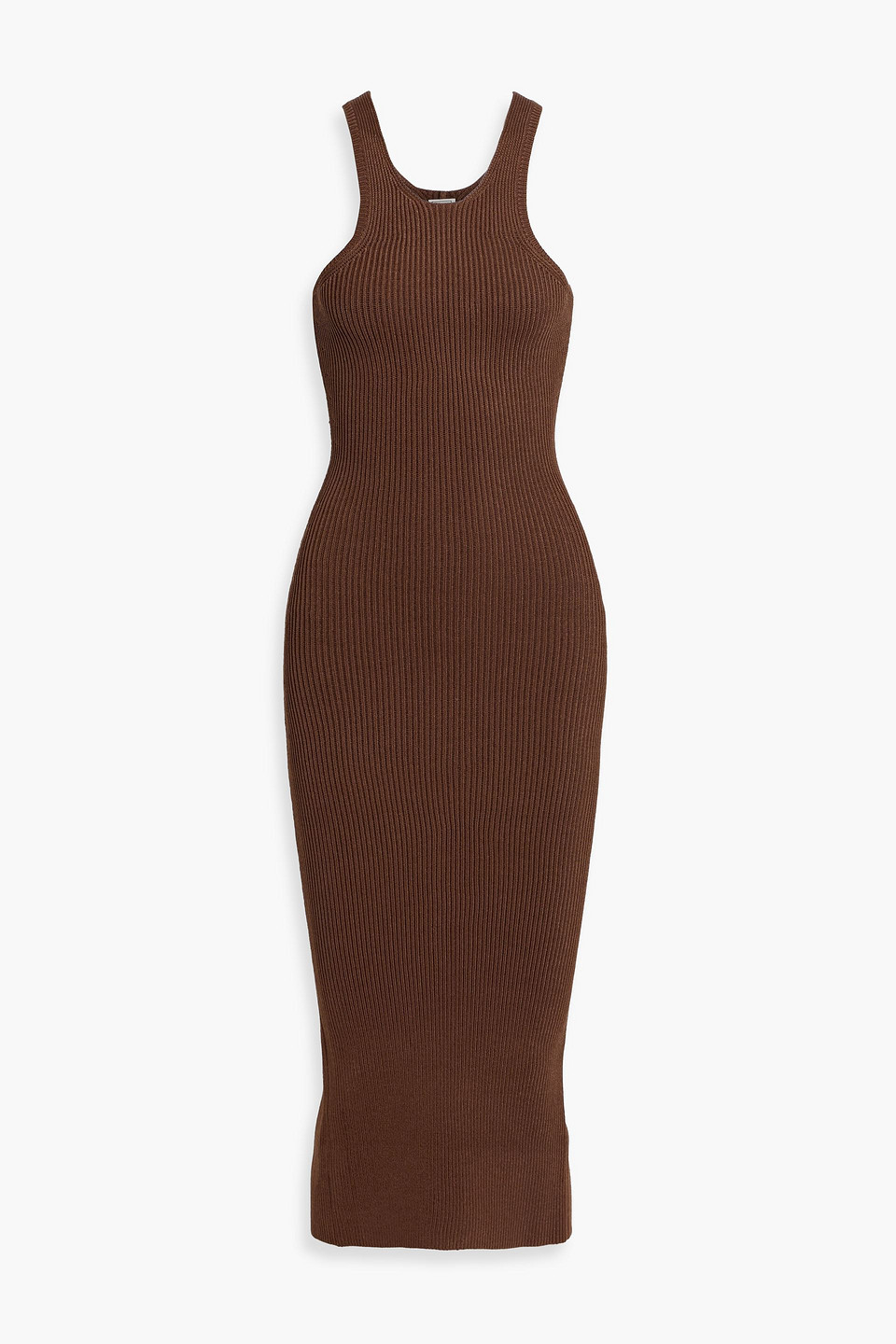Totême Ribbed-knit Midi Dress