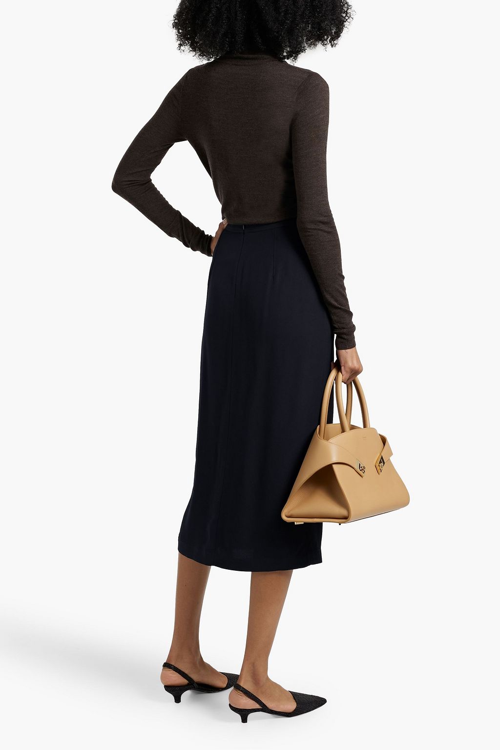 TOTEME Crepe midi skirt