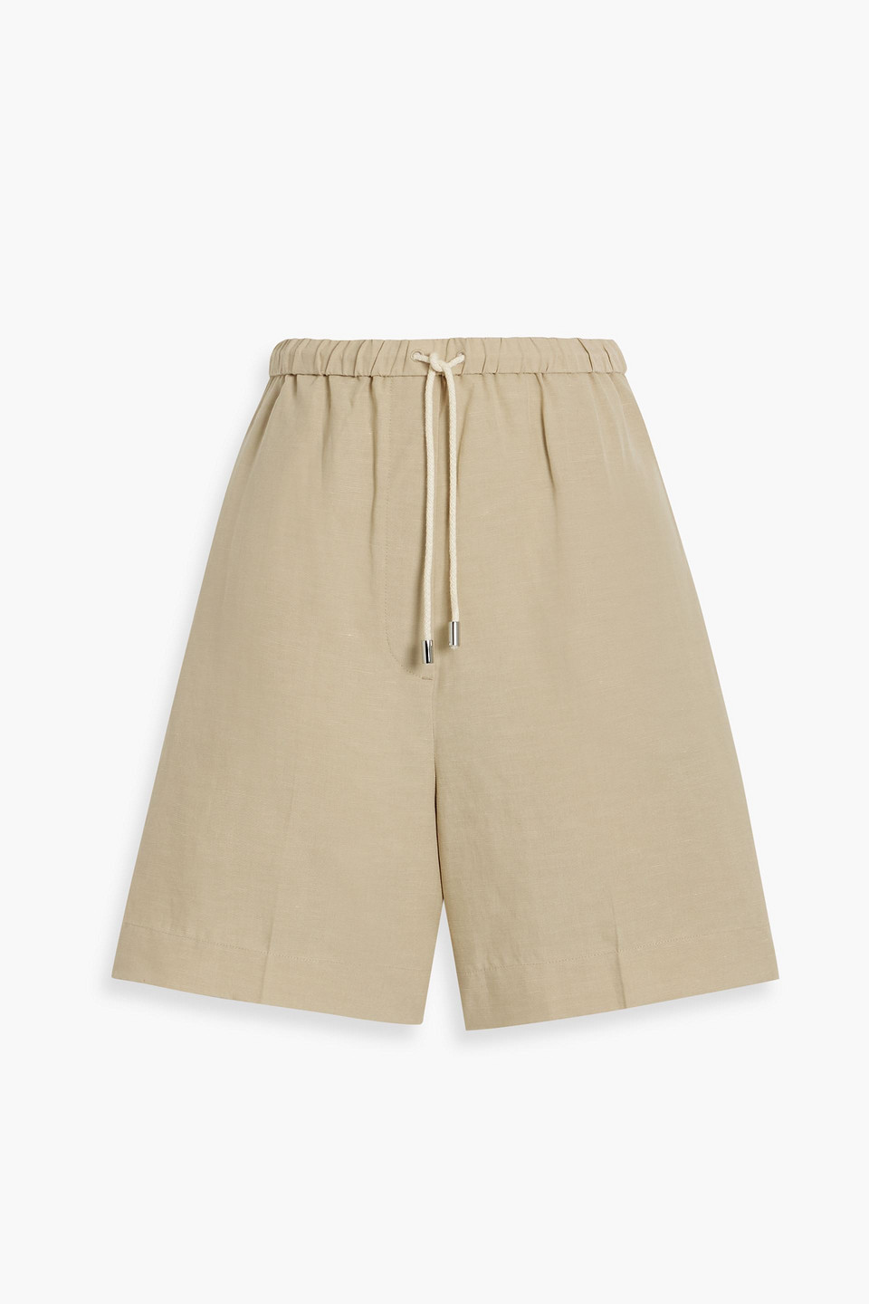 Totême Tencel™ Lyocell And Linen-blend Shorts