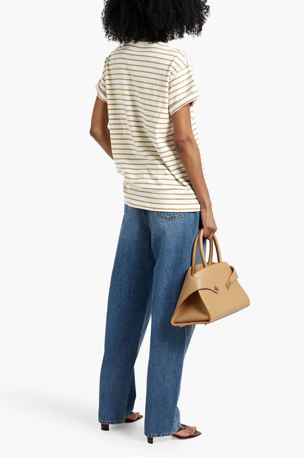 TOTEME Striped cotton-jersey T-shirt