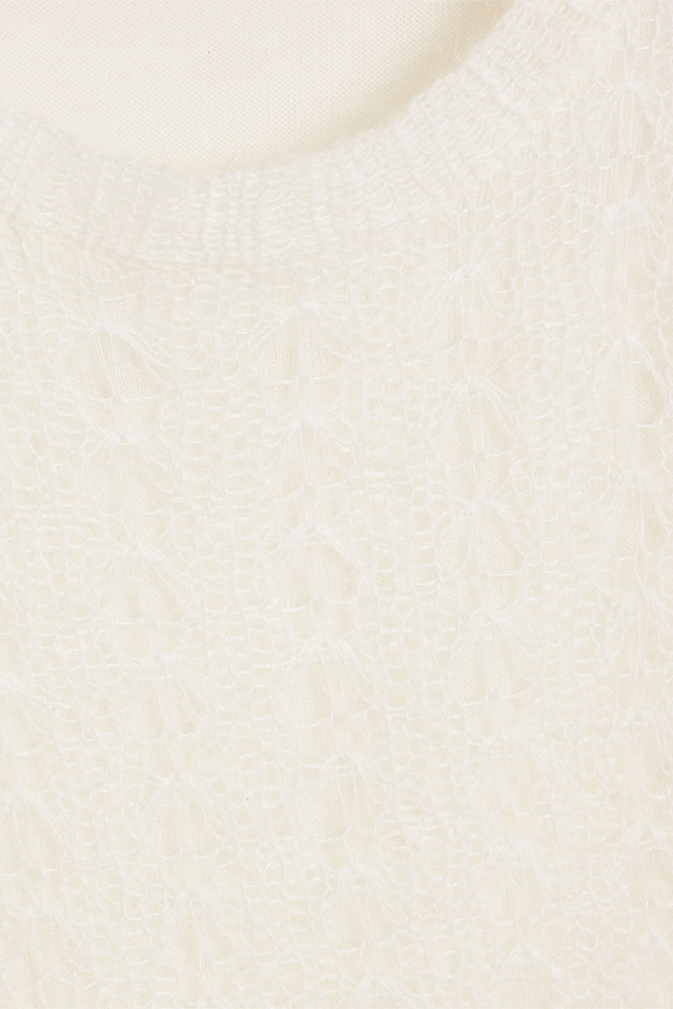 Totême Open-knit Mohair-blend Sweater