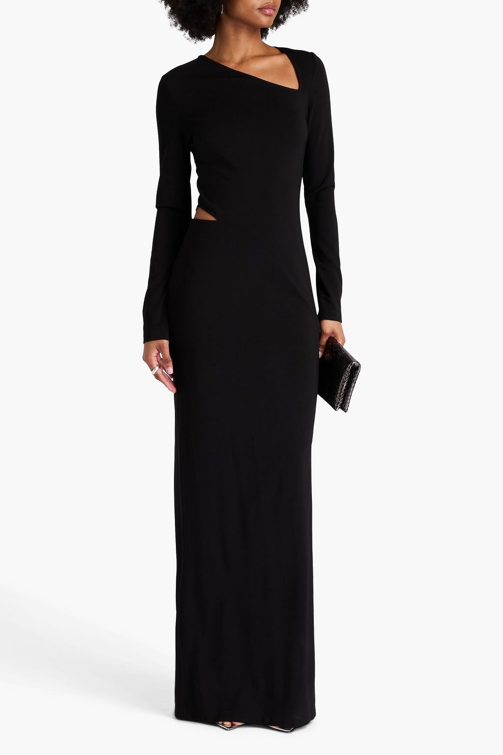 GIVENCHY Cutout jersey maxi dress