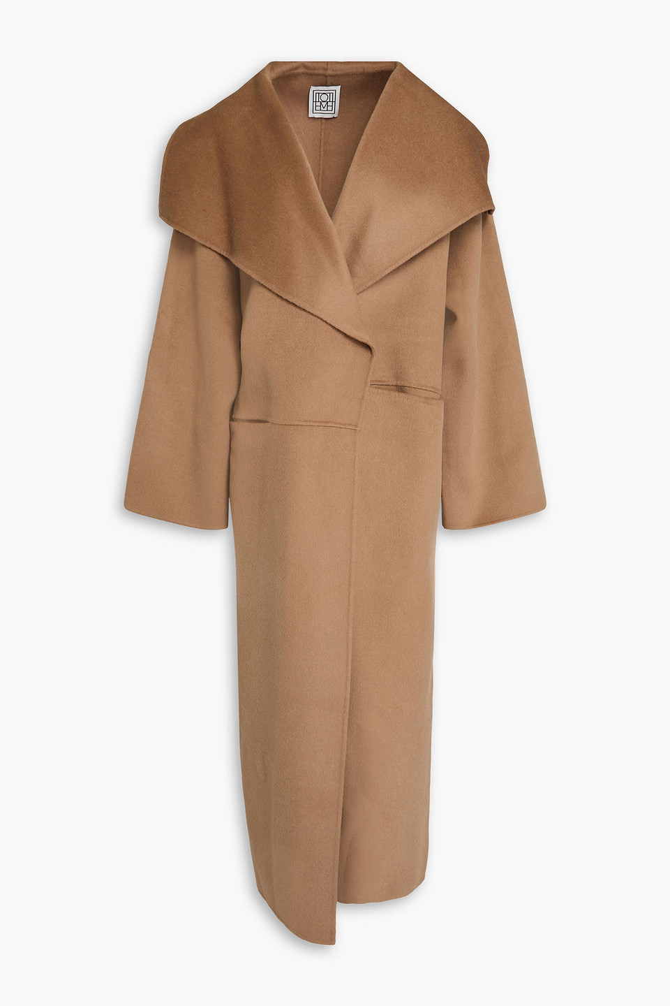 Totême Wool And Cashmere-blend Coat In Brown