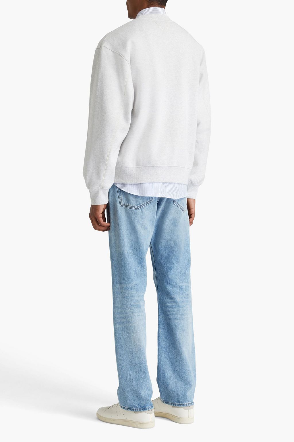 ALEX MILL Marlon cotton-blend fleece sweatshirt