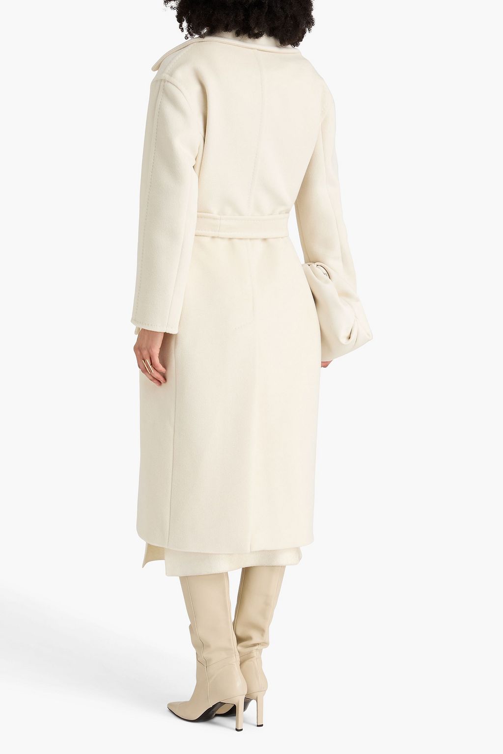MAX MARA Fragore brushed-felt coat