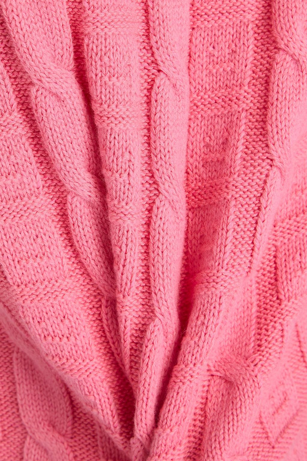 ACNE STUDIOS Weste aus einer Baumwollmischung mit Zopfstrickmuster