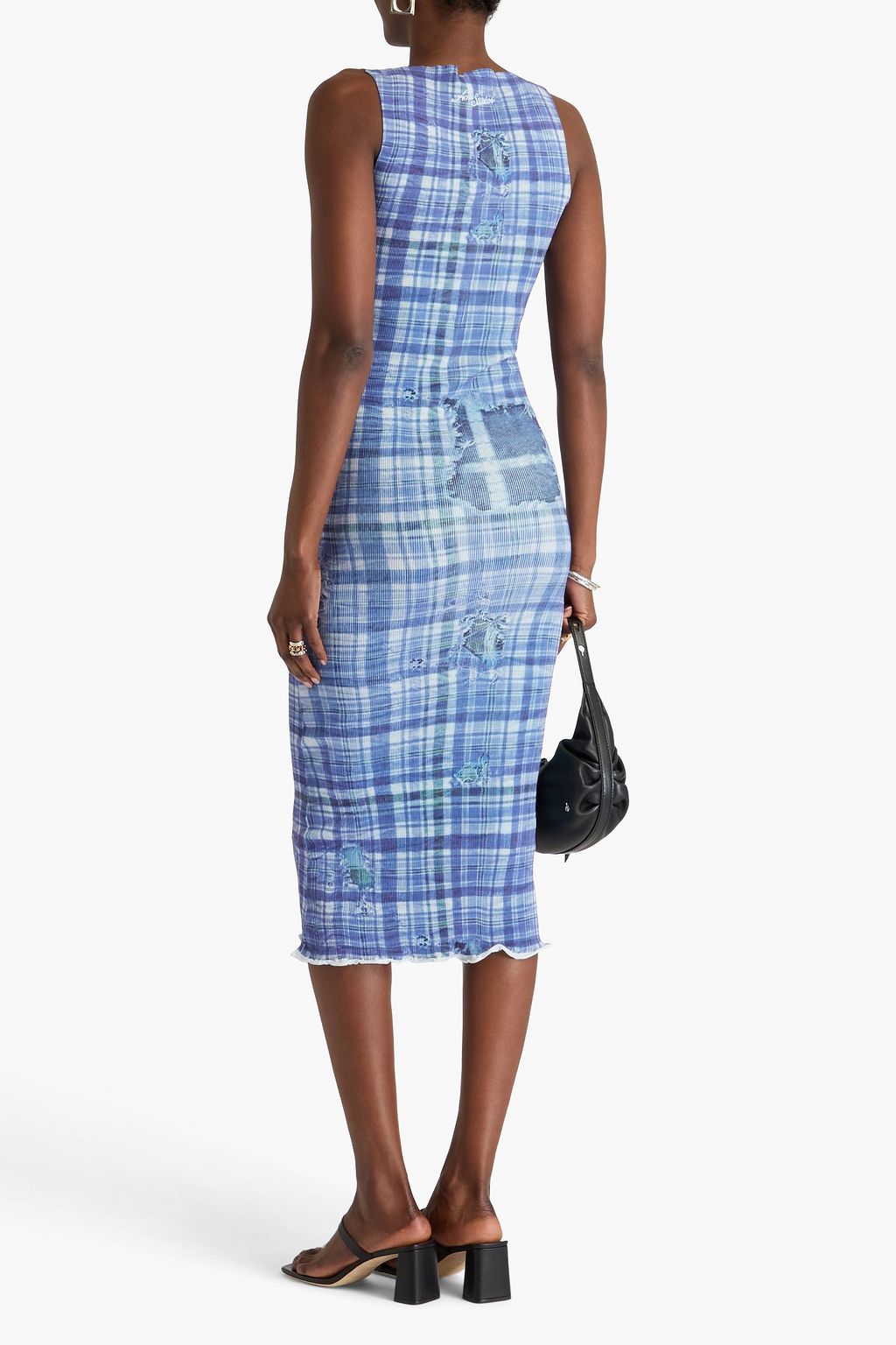 ACNE STUDIOS Bedrucktes Midikleid aus Stretch-Strick