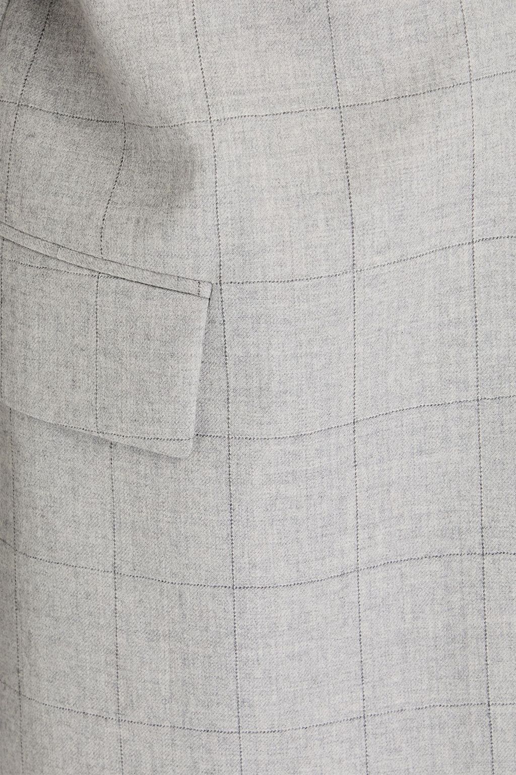 DRIES VAN NOTEN ウールフランネル ブレザー チェック