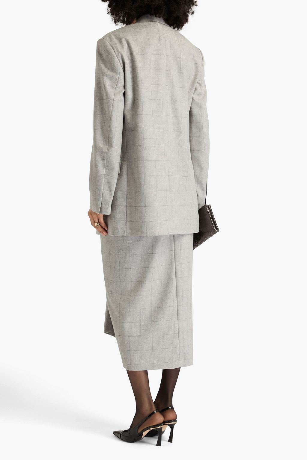 DRIES VAN NOTEN ウールフランネル ブレザー チェック