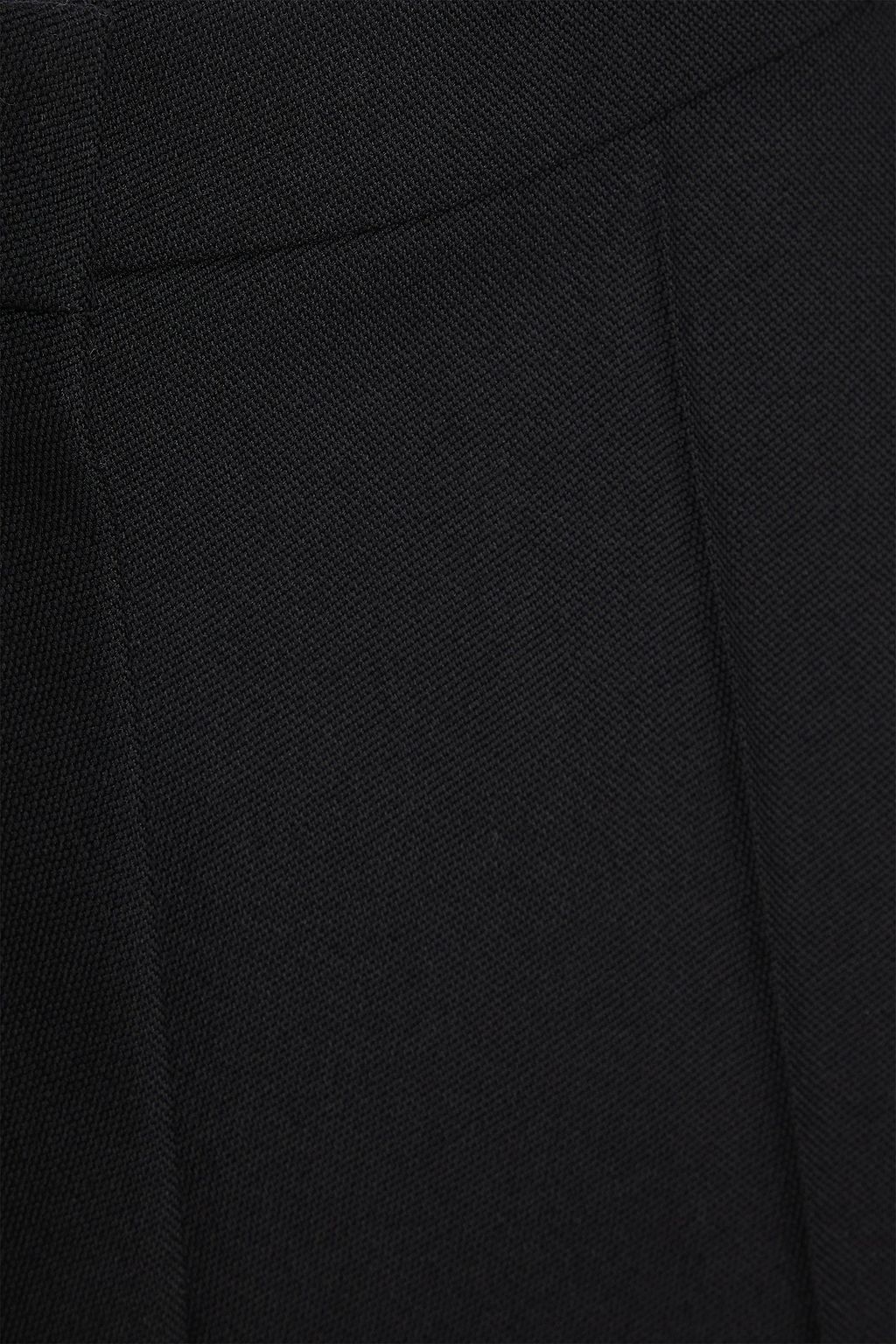 MAX MARA Uccio Hose aus Woll-Canvas mit geradem Bein