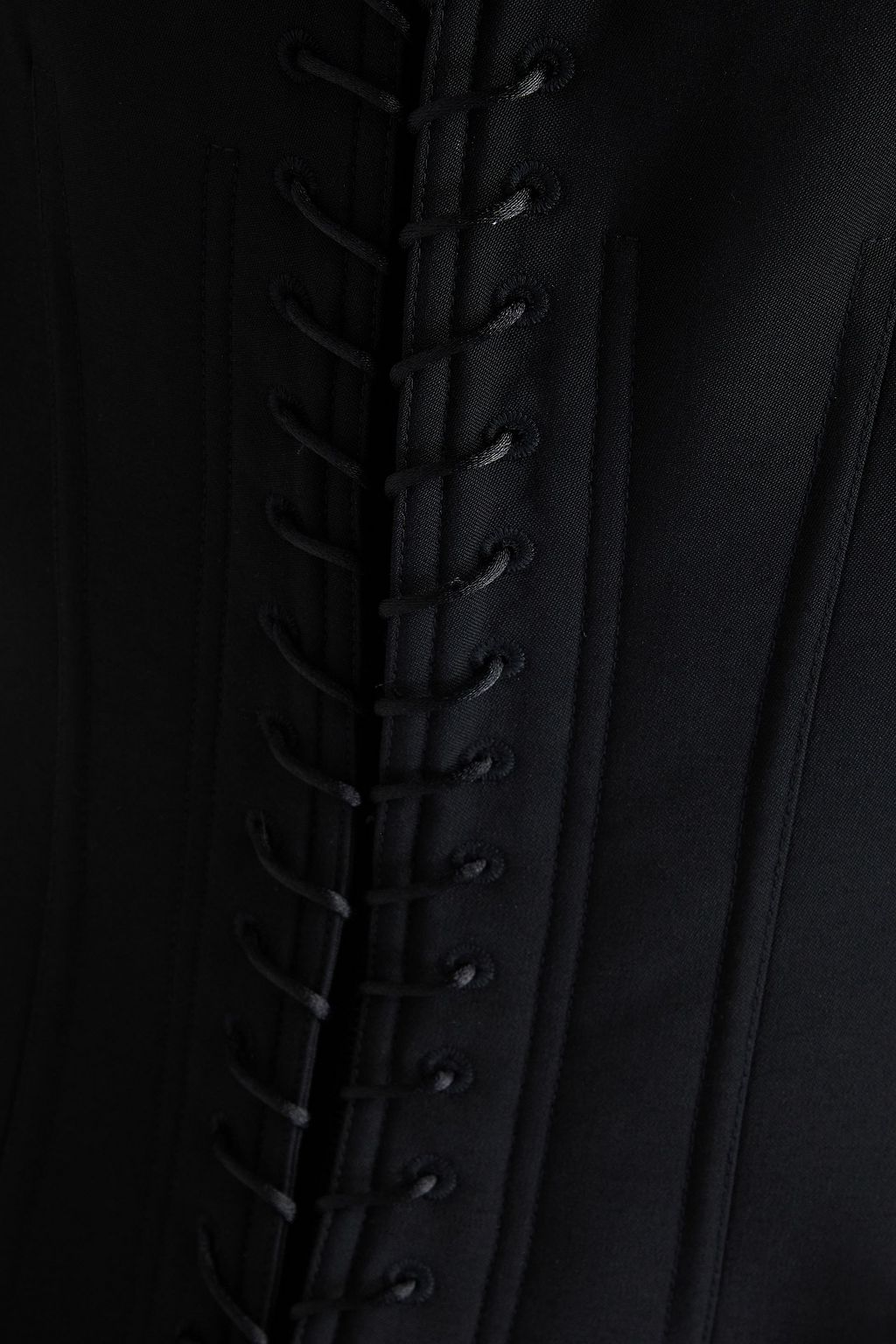 MCQUEEN Wool-crepe top