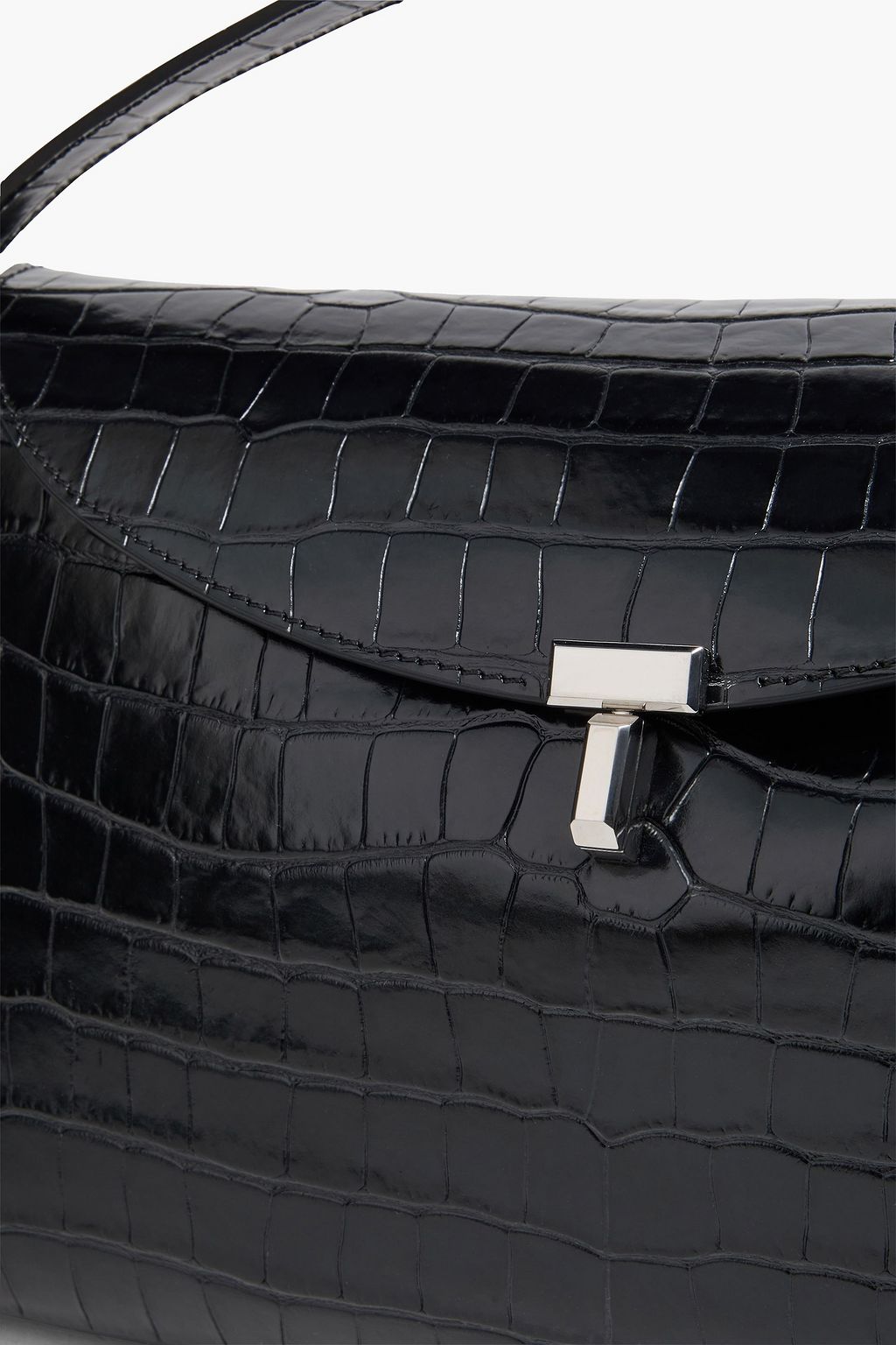 TOTEME T-Lock croc-effect leather tote