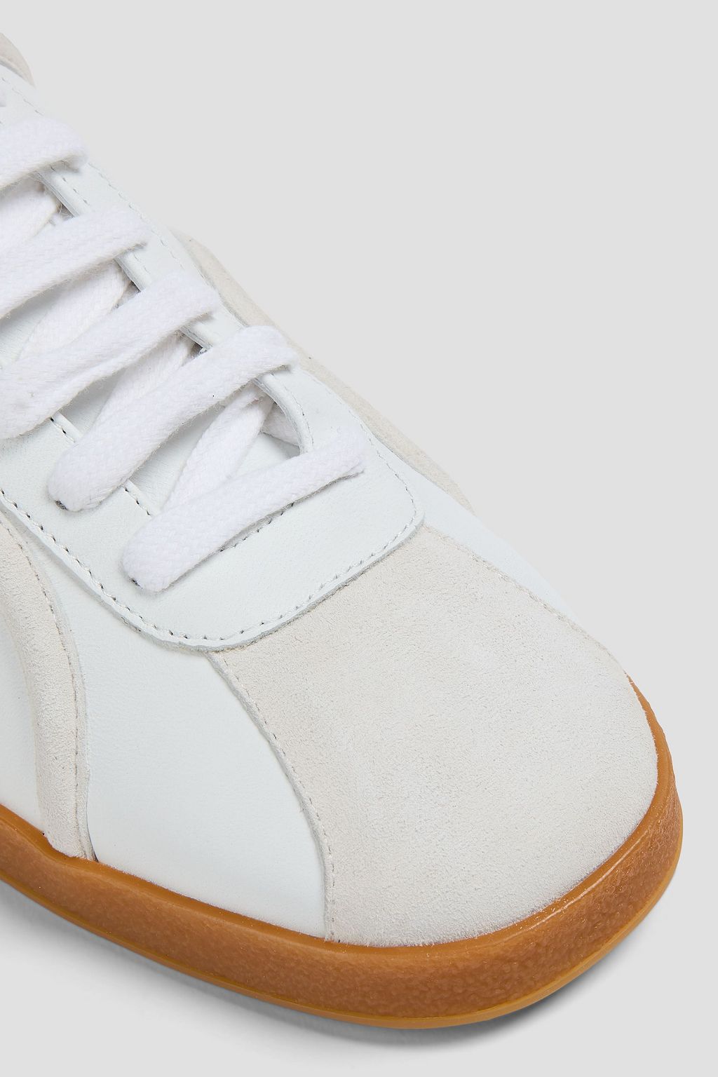 TOTEME Leather and suede sneakers