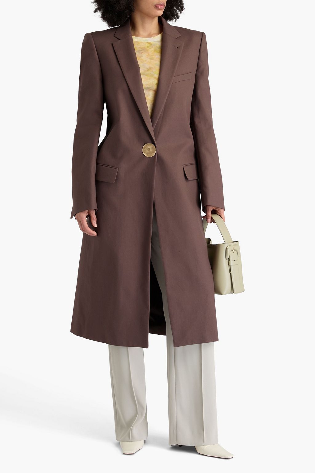 DRIES VAN NOTEN コットンギャバジン コート