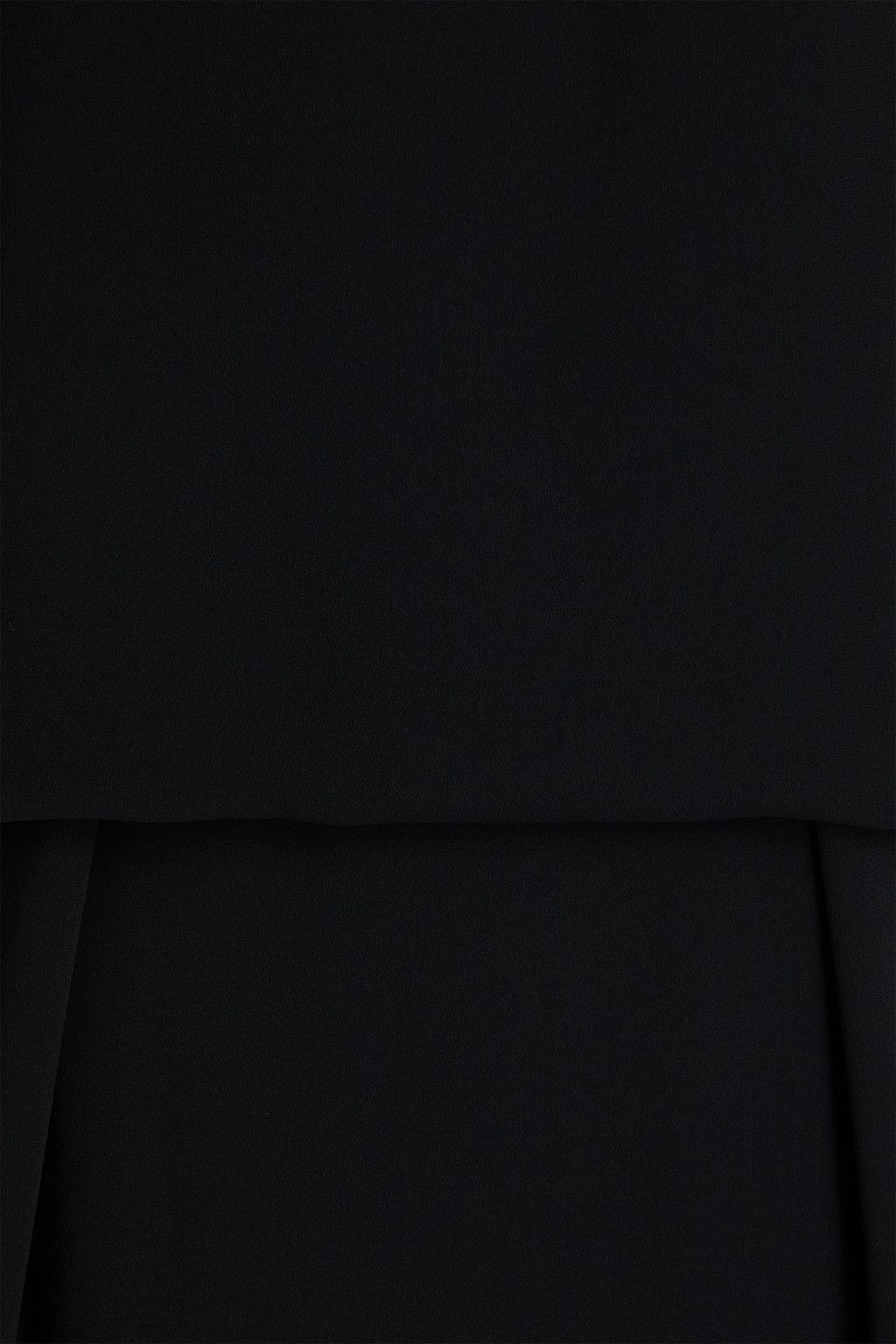DRIES VAN NOTEN Plissiertes Kleid aus Crêpe