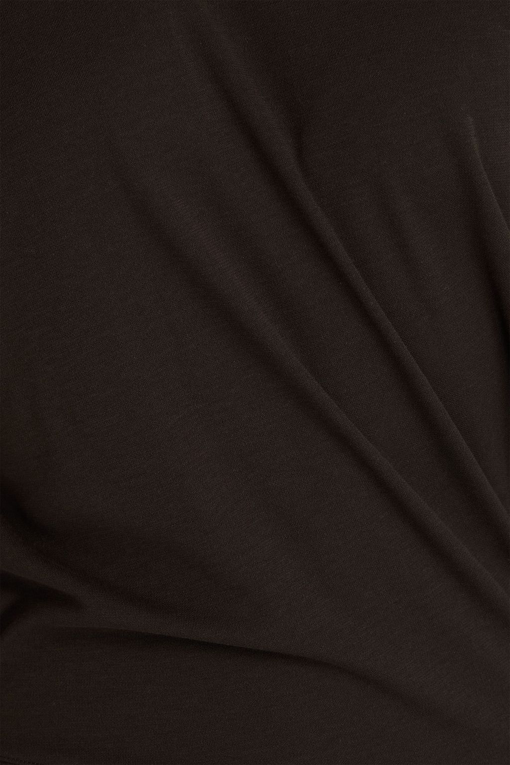 LEMAIRE Draped cotton-jersey maxi dress