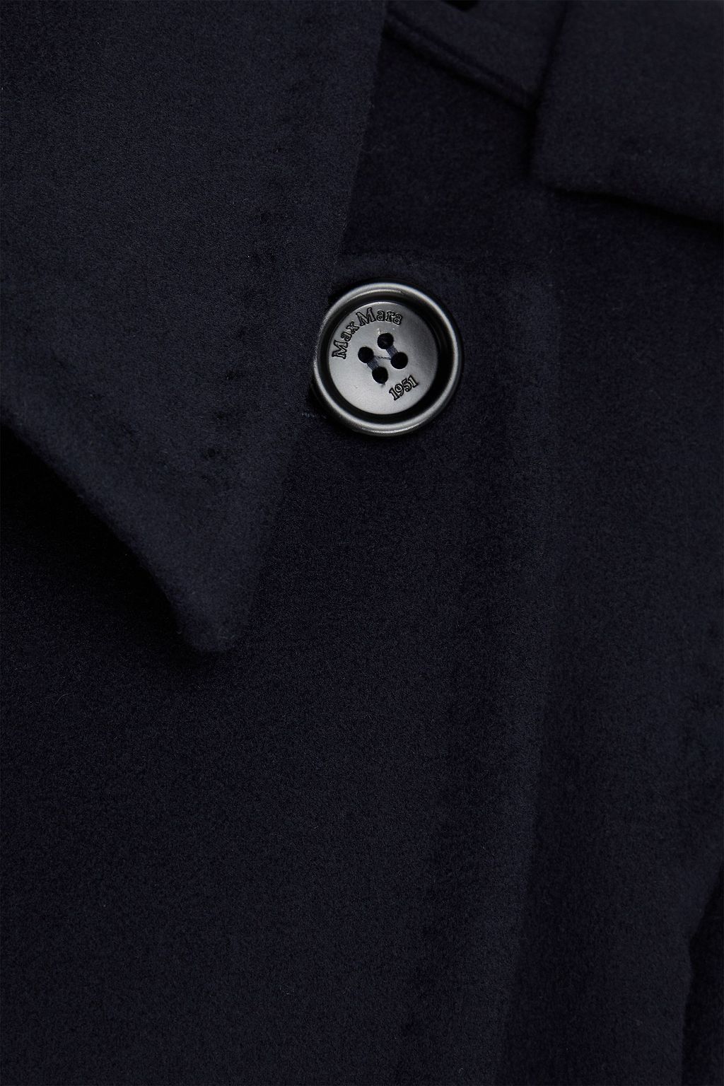MAX MARA Laveno doppelreihiger Mantel aus Filz aus einer Woll-Kaschmirmischung