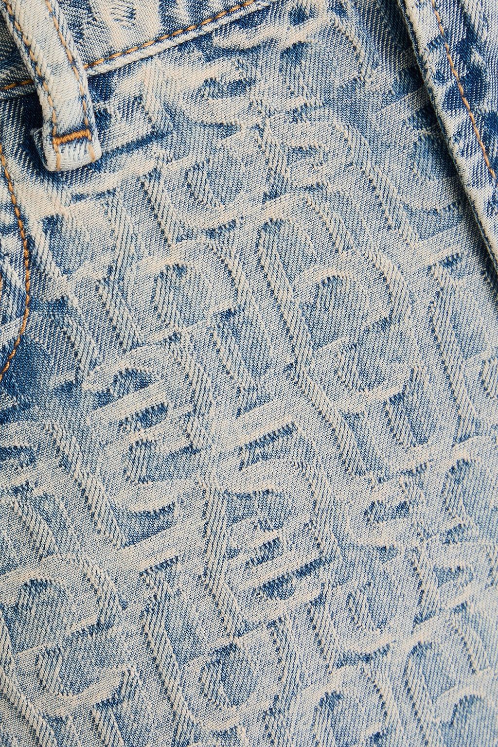 ACNE STUDIOS بنطال جينز بأرجل واسعة وخصر عالٍ