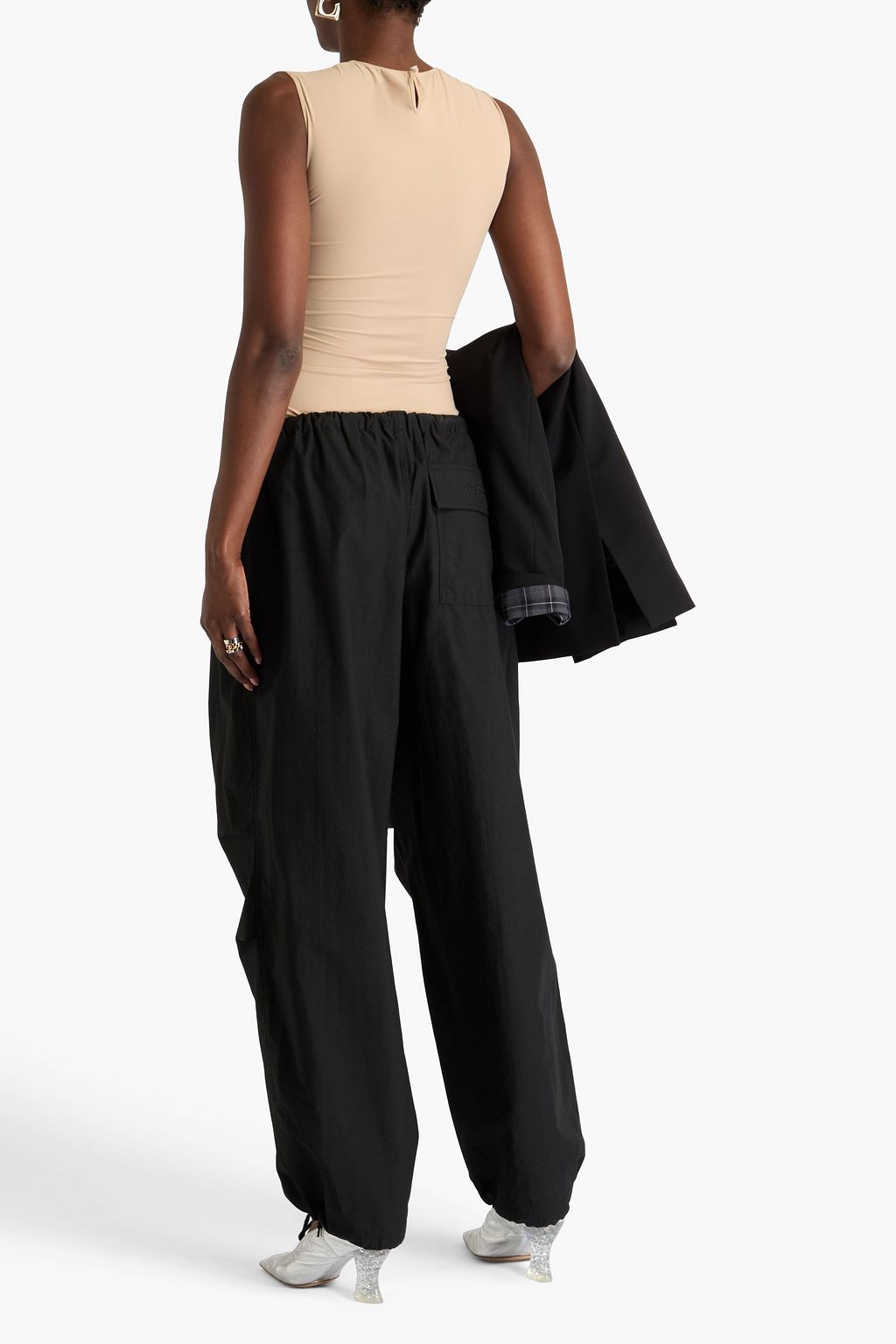 ACNE STUDIOS بنطال كارغو من مزيج من القطن