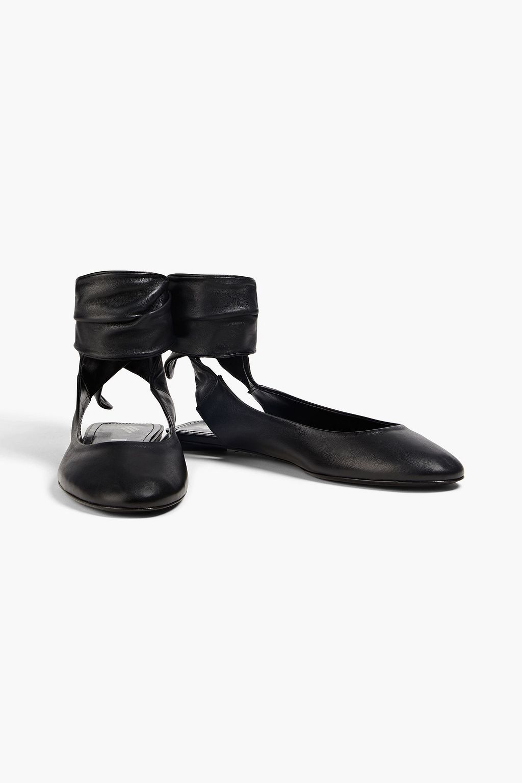 THE ATTICO Ballerinas aus Leder