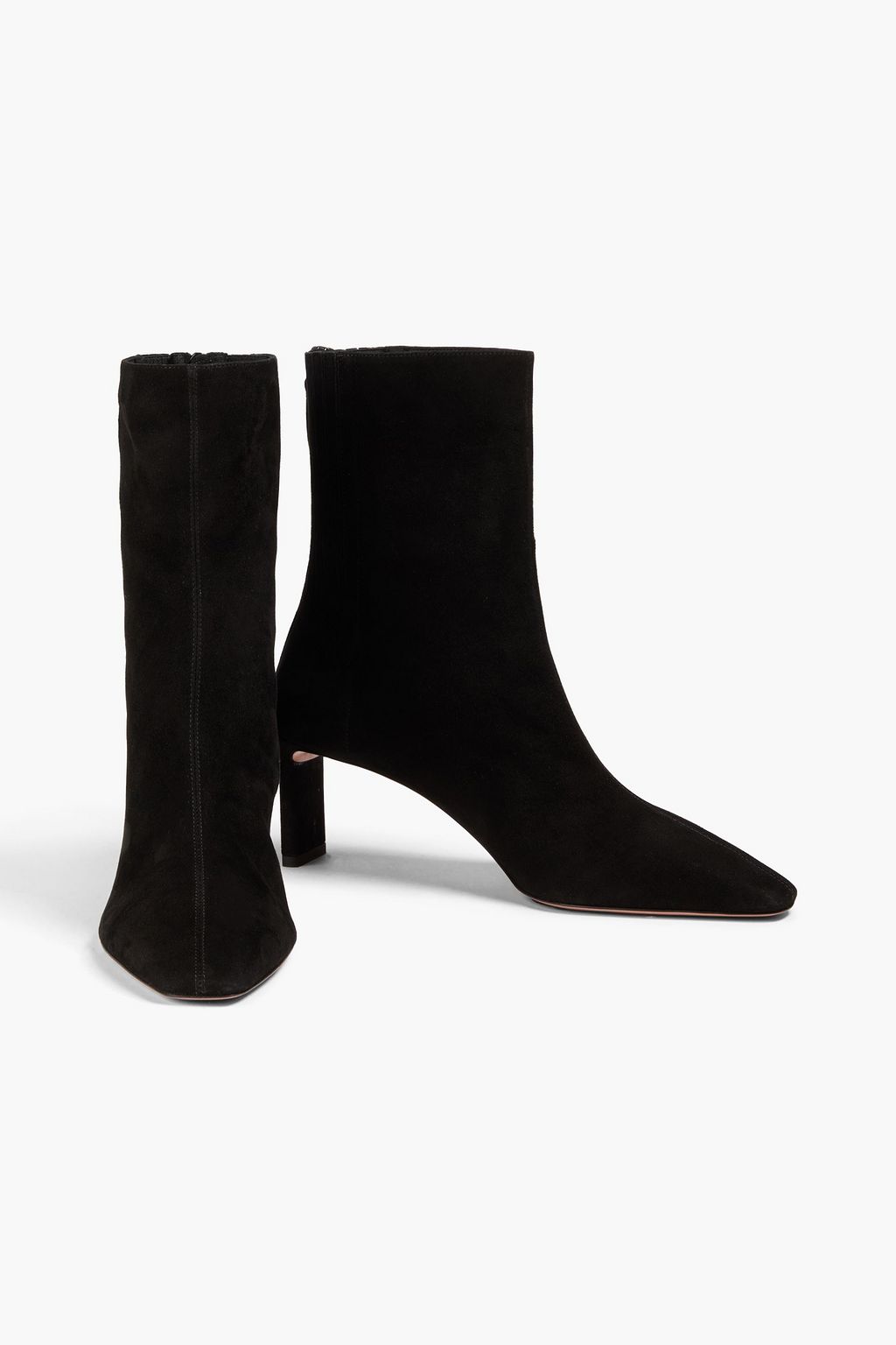AQUAZZURA Blade Ankle Boots aus Veloursleder