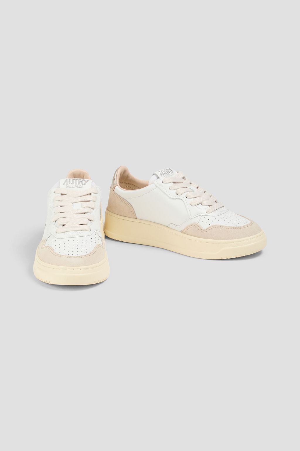 AUTRY Medalist Sneakers aus Leder und Veloursleder